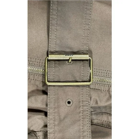 Burberry Brit Women’s Brown Motto Belted Jacket, Size 4‎ - Picture 9 of 9